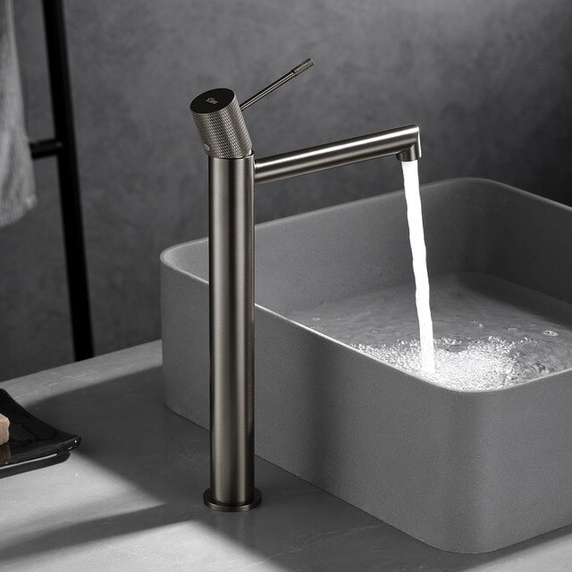 Imagen 2 de Grifo de lavabo alto Line Imex - Gris Gris