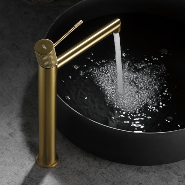 Imagen 2 de Grifo de lavabo alto Line Imex - Oro Oro