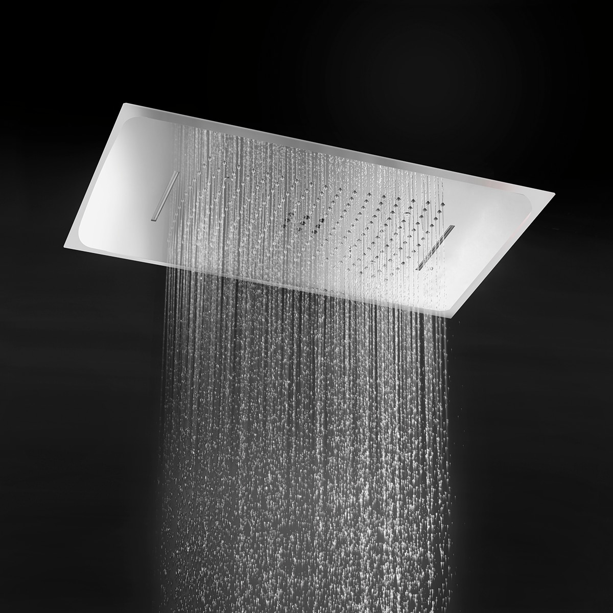 Imagen 2 de Rociador rectangular 3 vías con premarco Imex - Cromo Cromo