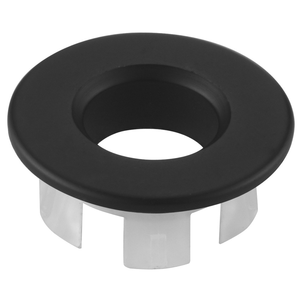 Imagen 1 de Embellecedor rebosadero lavabo Imex - Negro mate Negro mate