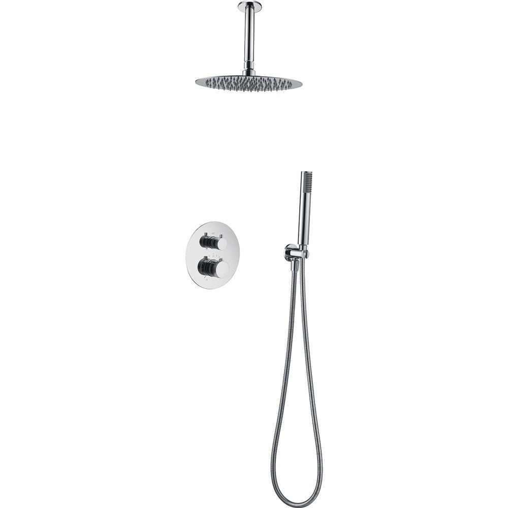 Imagen 1 de Conjunto de ducha termostático empotrado Top Imex - Cromo Cromo