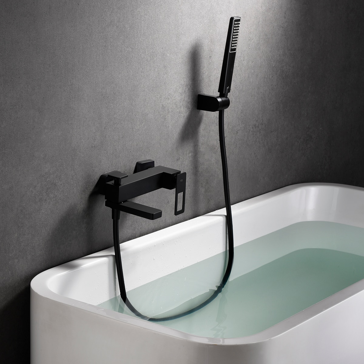 Imagen 2 de Kit baño/ducha monomando Suecia Imex - Negro mate Negro mate