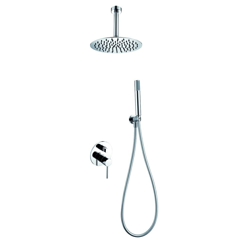 Conjunto de ducha monomando empotrado Thalos Stick Imex - Cromo Cromo-1