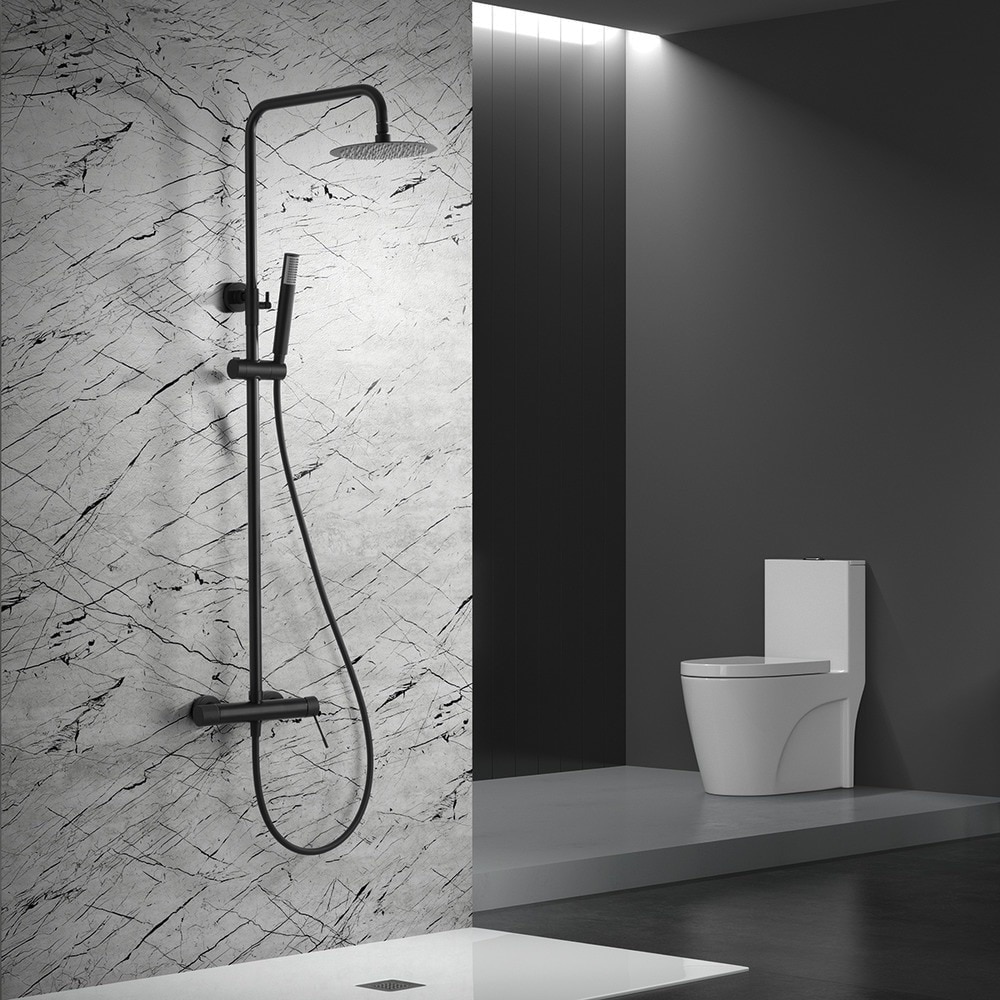 Imagen 0 de Conjunto de ducha monomando Line Imex Negro