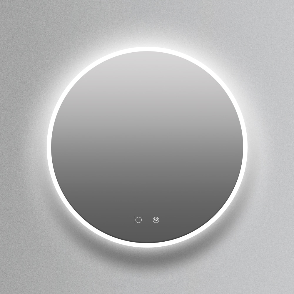 Imagen 0 de Espejo de baño circular Londres Ledimex Gris
