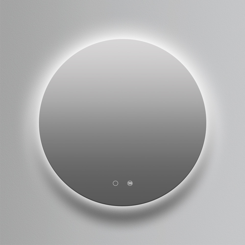 Imagen 0 de Espejo de baño circular Lisboa Ledimex Gris