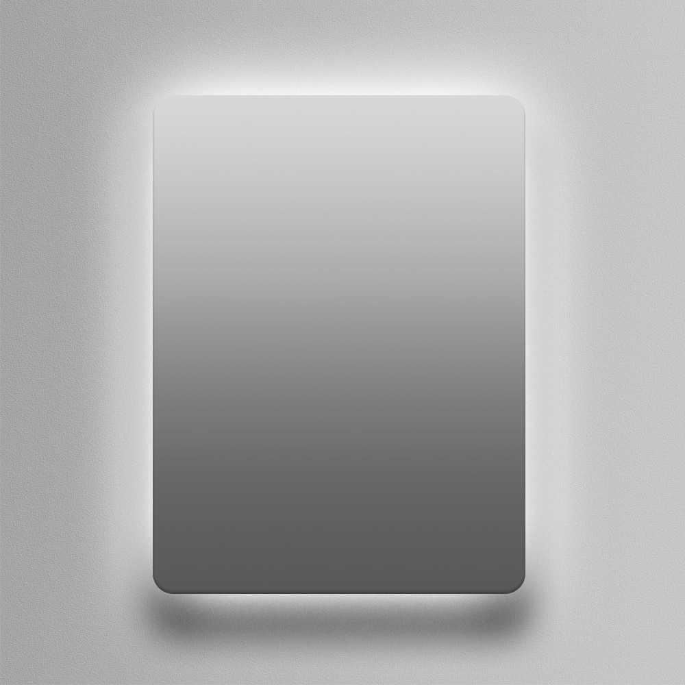 Imagen 1 de Espejo de baño rectangular Dinamarca Ledimex - Gris 120 x 80 Gris