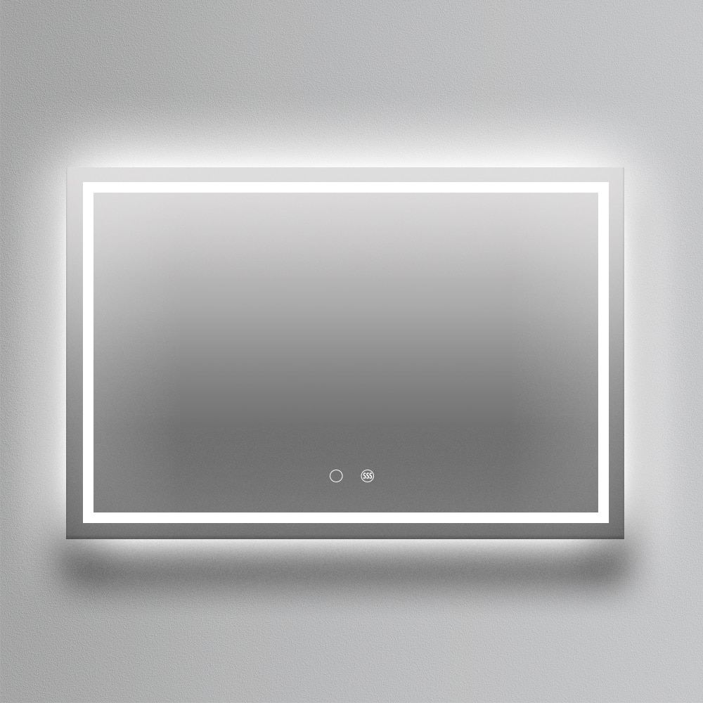 Imagen 0 de Espejo de baño rectangular Holanda Ledimex Gris