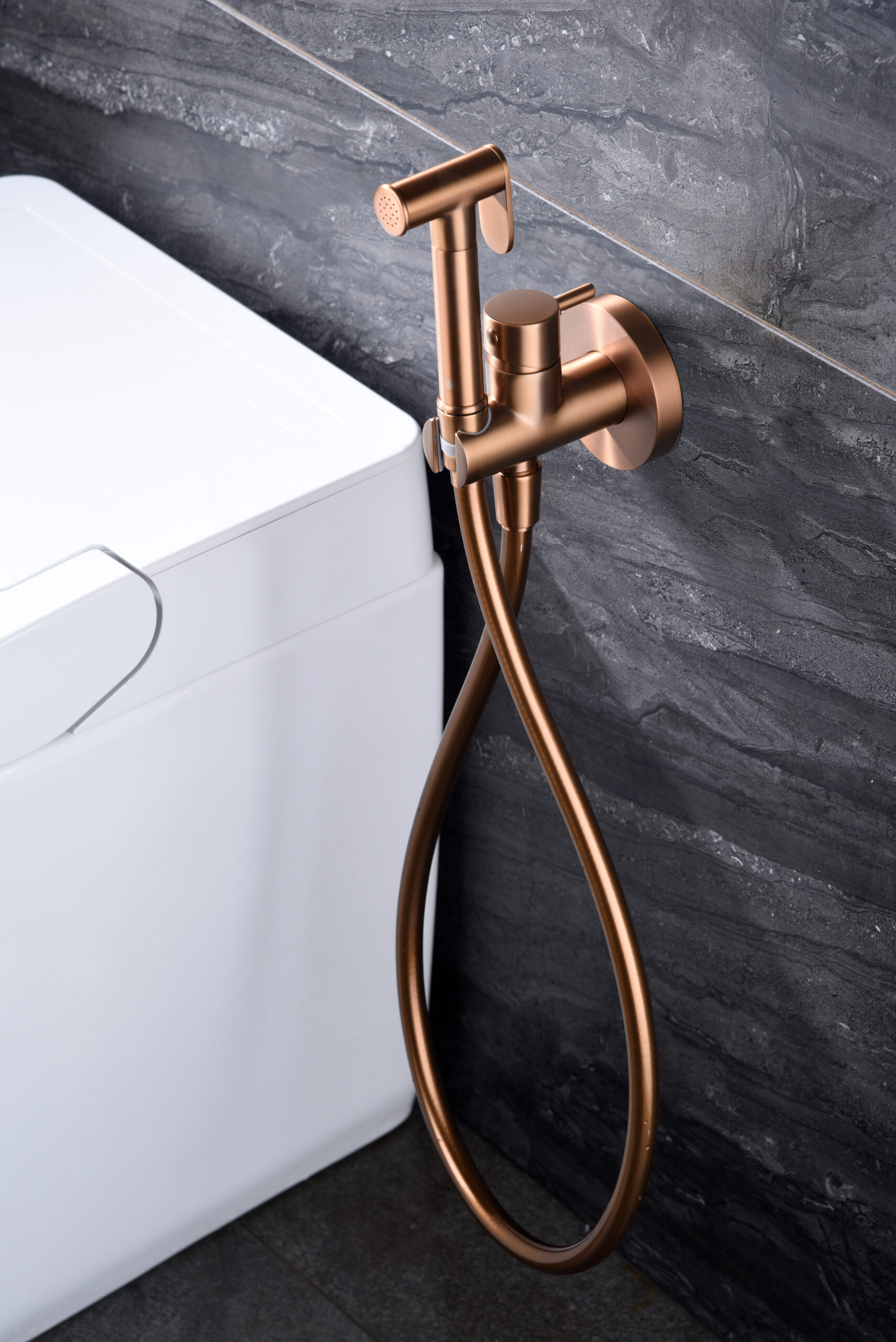 Monomando de bidé empotrado Munich Imex - Oro Rosa Mate Oro Rosa Mate-2