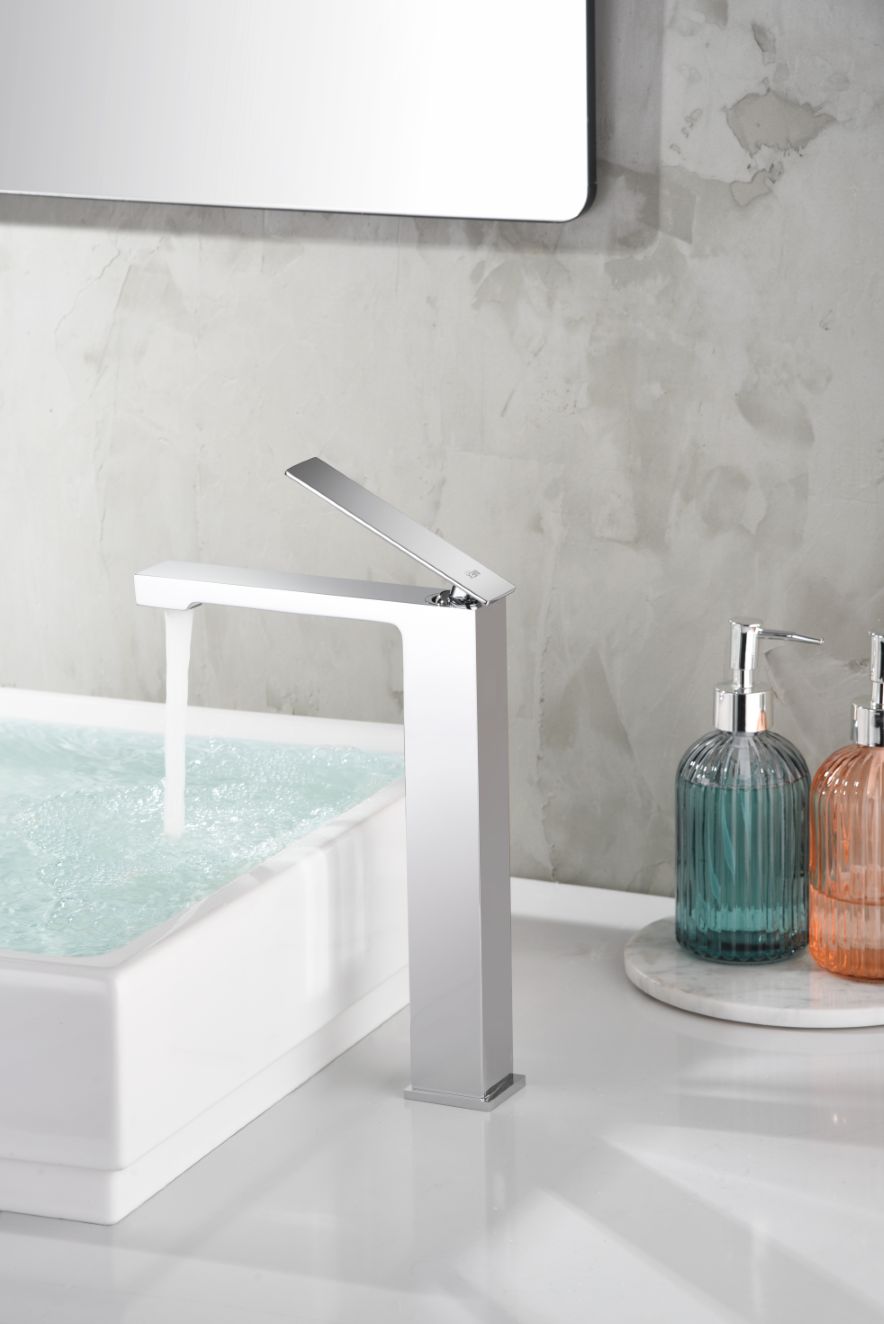 Imagen 2 de Grifo monomando lavabo alto Pisa Imex - Gris Gris