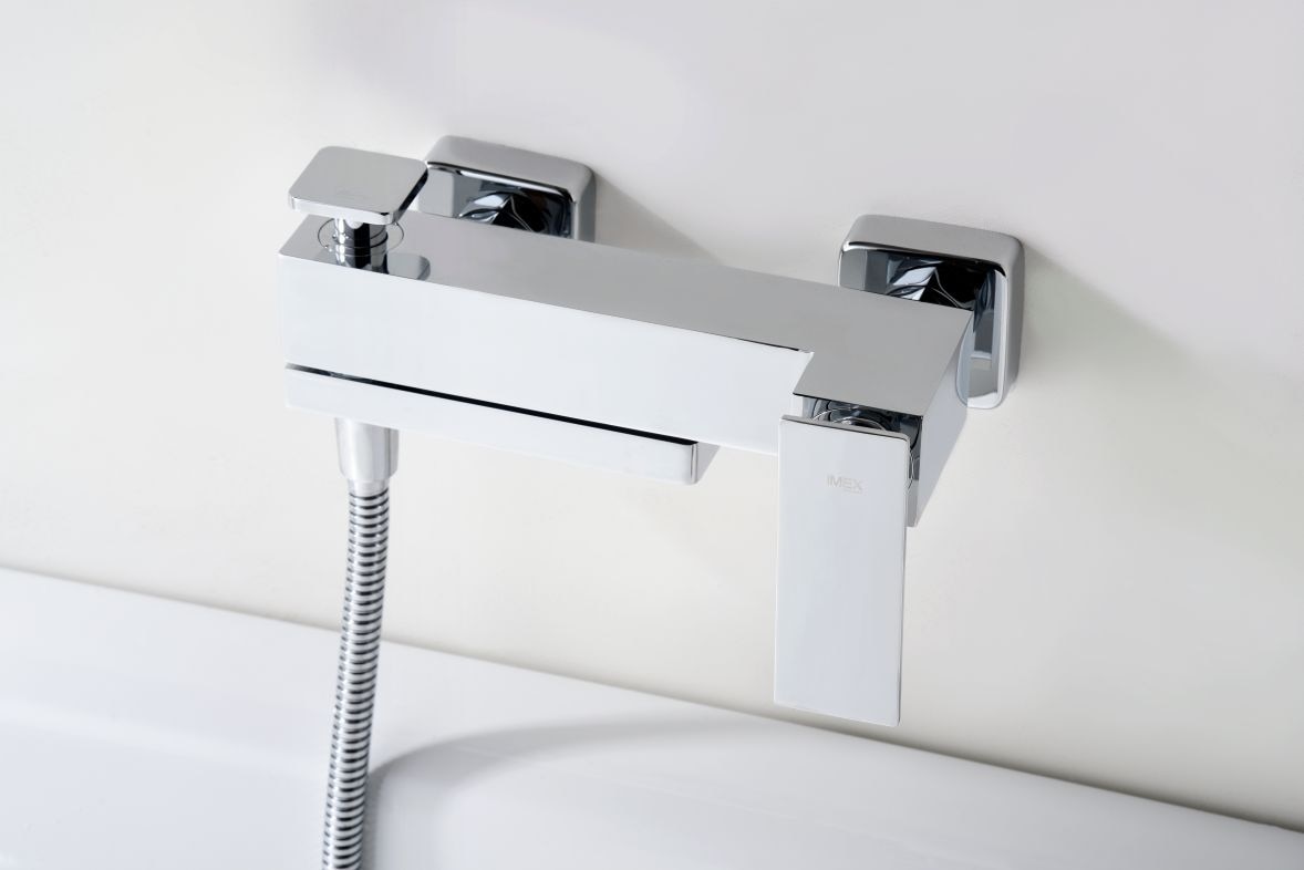Imagen 4 de Kit baño/ducha monomando Pisa Imex - Gris Gris