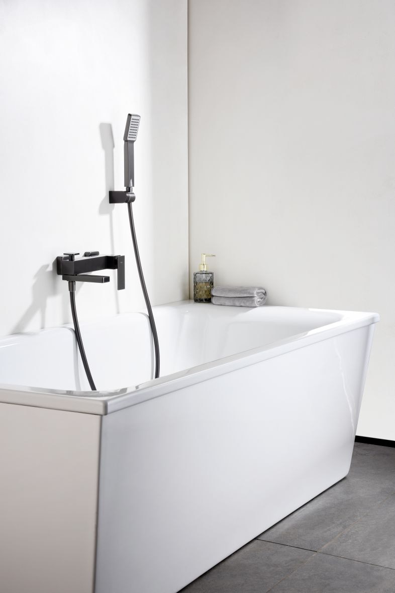 Imagen 2 de Kit baño/ducha monomando Pisa Imex - Negro Negro