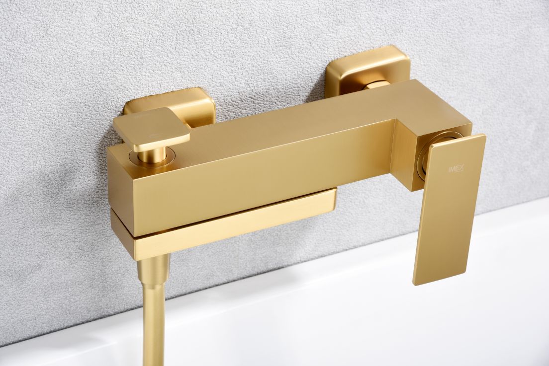 Imagen 4 de Kit baño/ducha monomando Pisa Imex - Oro Oro