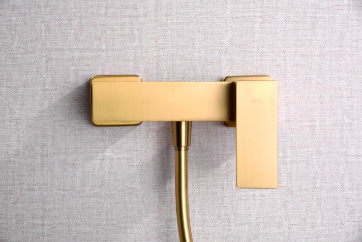 Imagen 3 de Kit ducha monomando Pisa Imex - Oro Oro