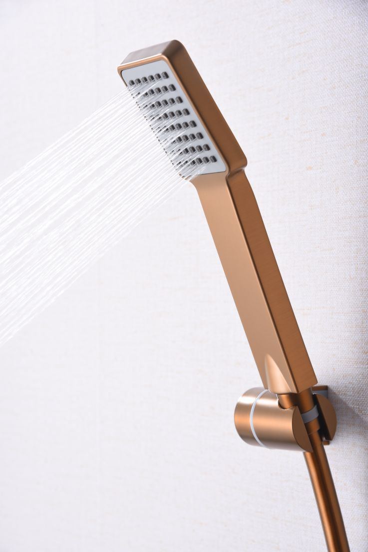 Imagen 4 de Kit ducha monomando Pisa Imex - Oro Rosa Mate Oro Rosa Mate