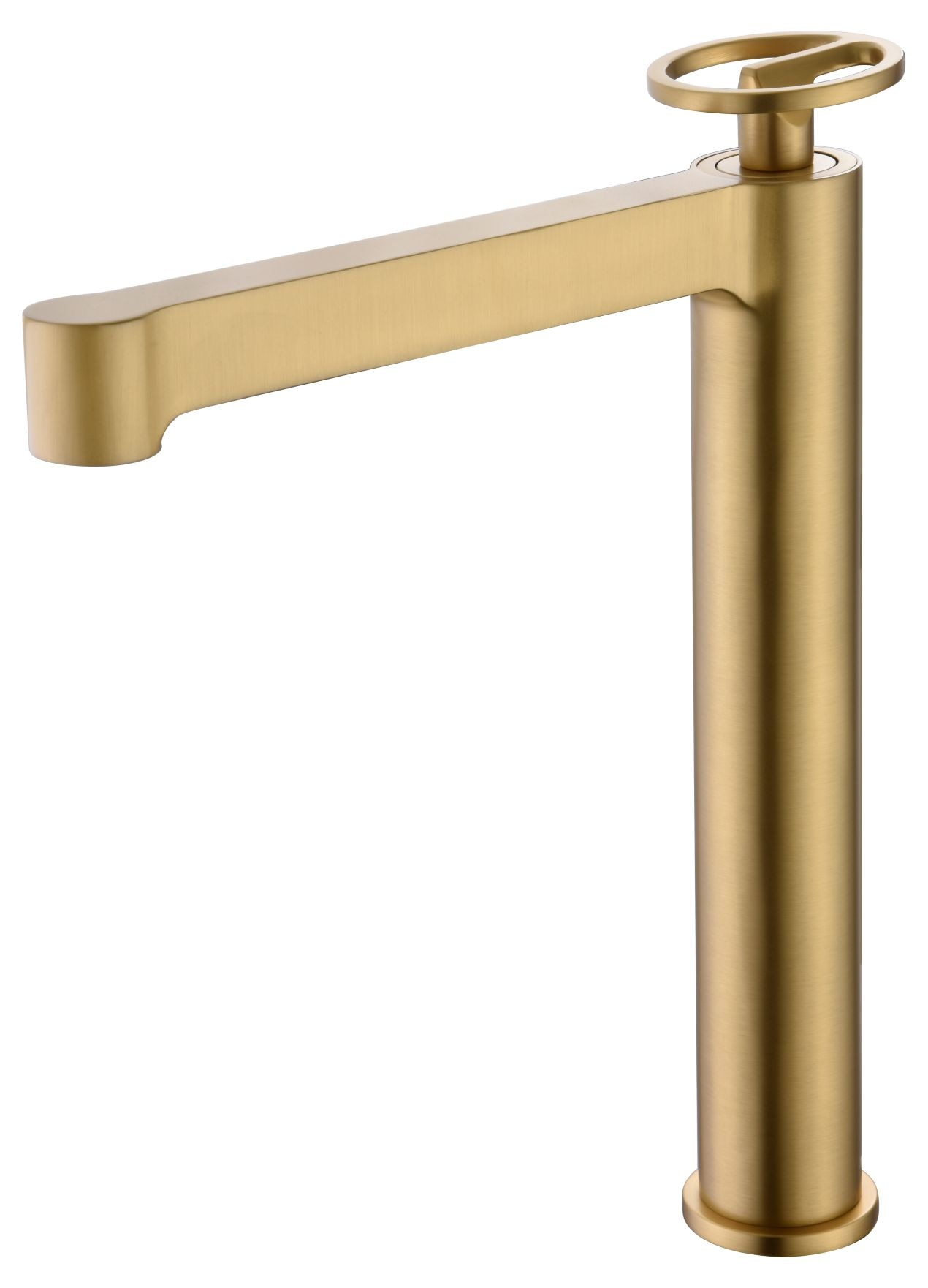 Imagen 1 de Grifo monomando alto de lavabo Olimpo Imex - Oro Oro