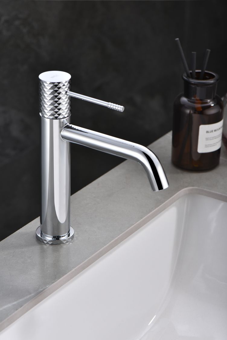Imagen 2 de Grifo monomando lavabo Génova Imex - Gris Gris