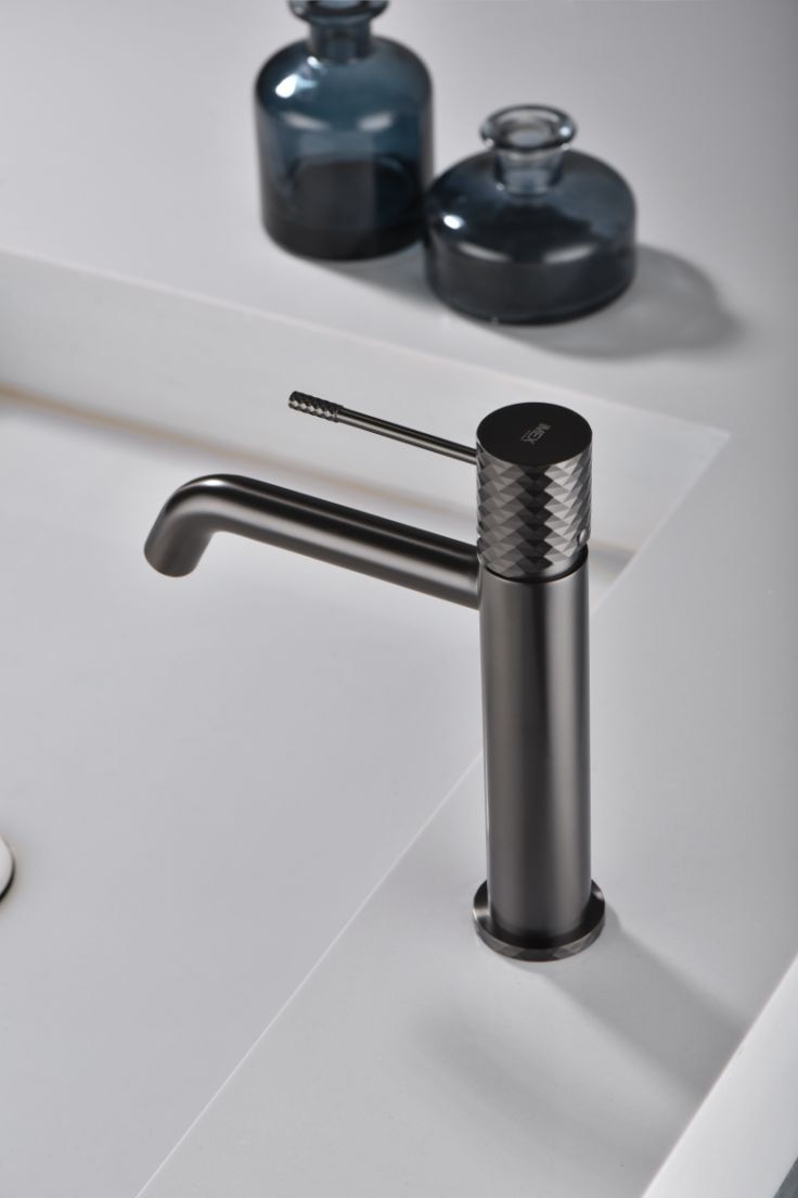 Imagen 2 de Grifo monomando lavabo Génova Imex - Negro Negro