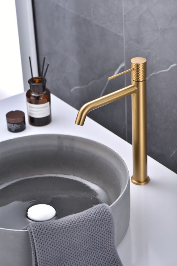Imagen 2 de Grifo monomando lavabo alto Génova Imex - Oro Oro