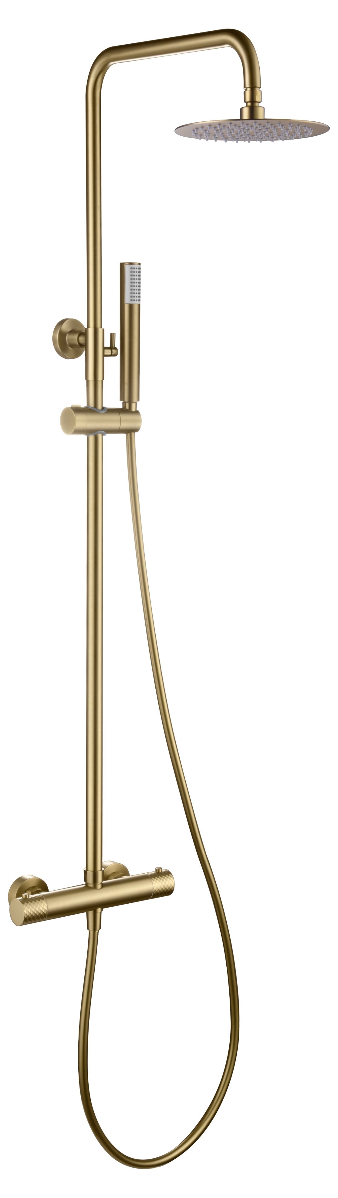 Conjunto ducha termostático Génova Imex - Oro Oro-1