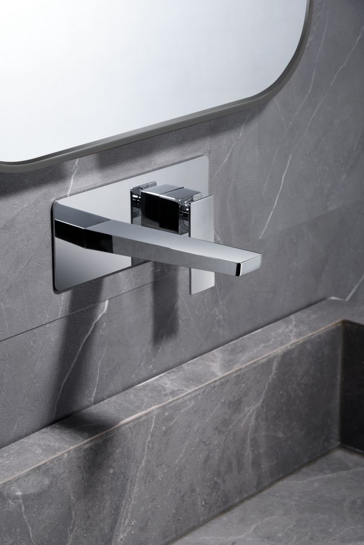 Imagen 2 de Grifo monomando empotrado lavabo Pisa Imex - Gris Gris