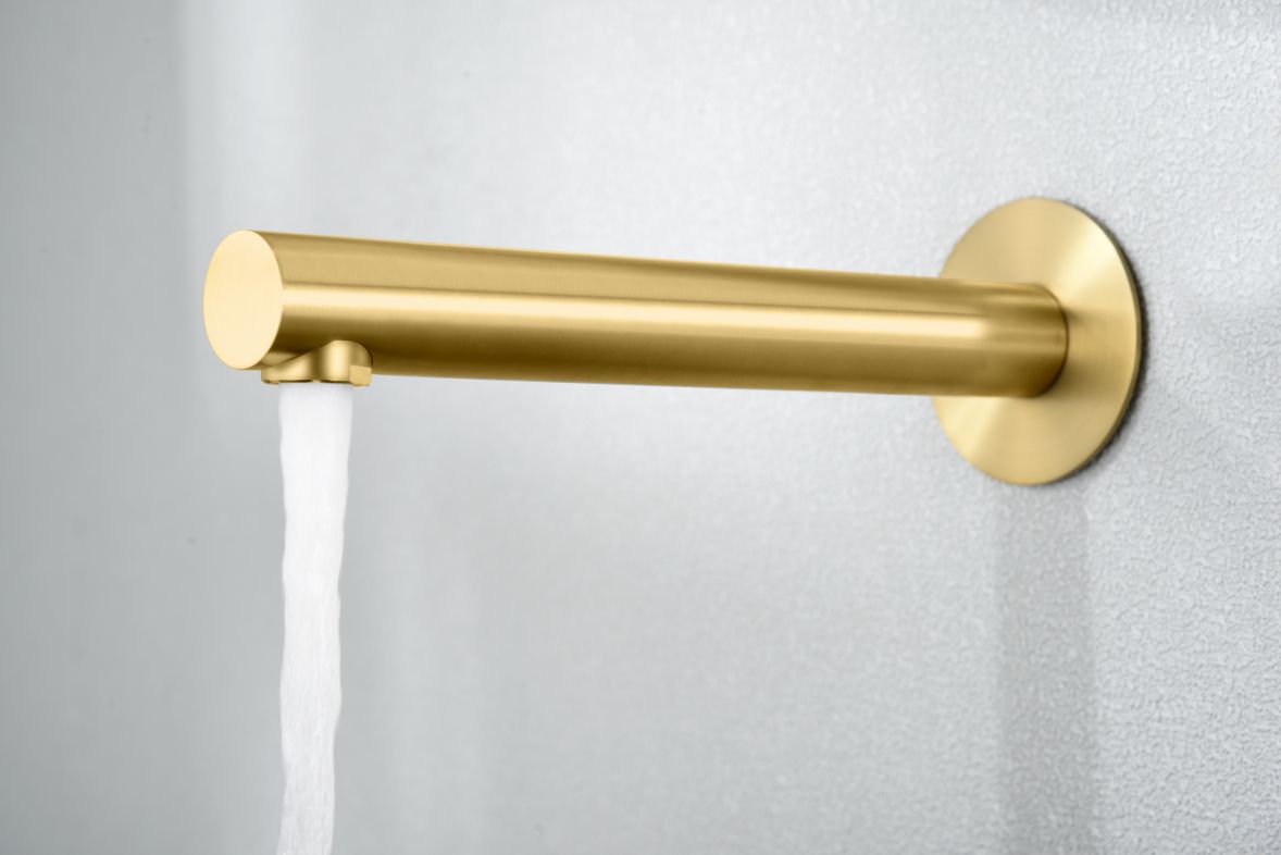 Imagen 4 de Grifo monomando empotrado lavabo Olimpo Imex - Oro Oro