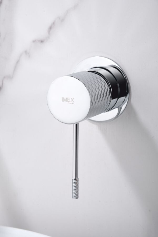 Imagen 3 de Grifo monomando empotrado lavabo Génova Imex - Gris Gris