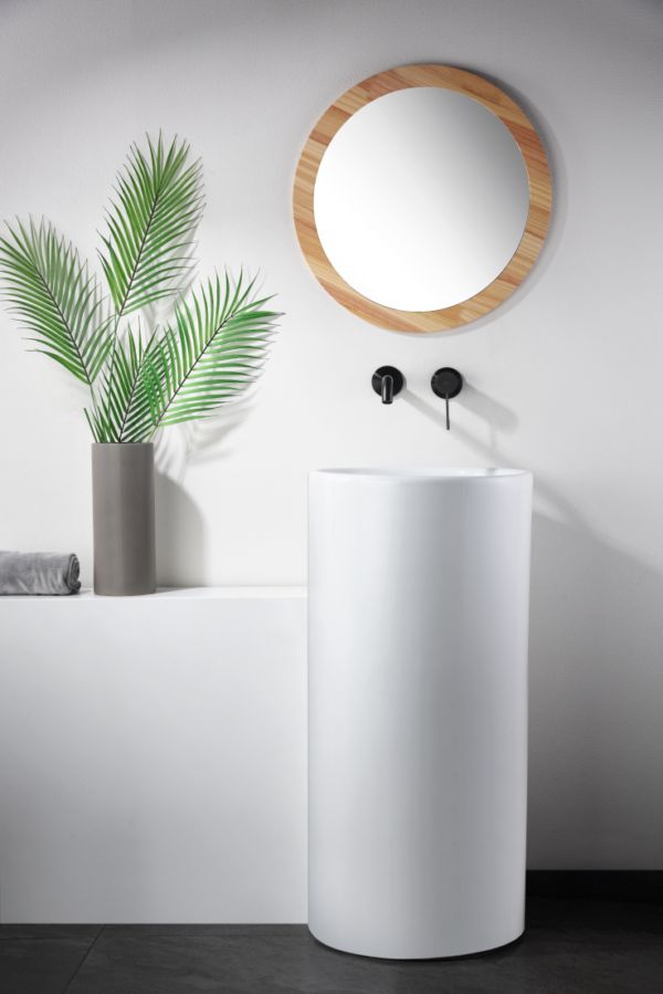 Imagen 2 de Grifo monomando empotrado lavabo Génova Imex - Negro Negro