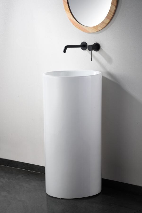 Imagen 2 de Grifo monomando empotrado lavabo Génova Imex - Negro mate Negro mate