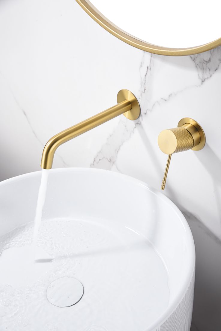 Imagen 2 de Grifo monomando empotrado lavabo Génova Imex - Oro Oro