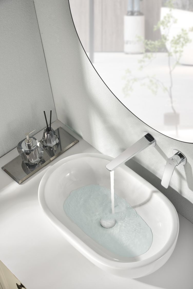 Grifo monomando empotrado lavabo Nápoles Imex - Gris Gris-2
