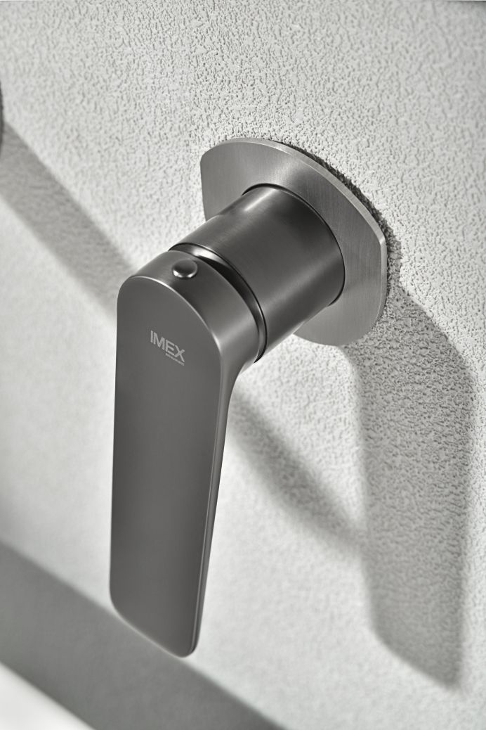 Grifo monomando empotrado lavabo Nápoles Imex - Negro Negro-4