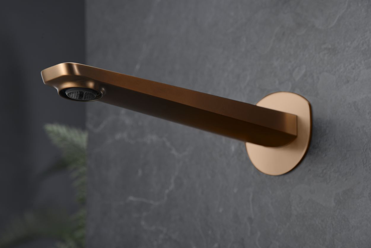 Grifo monomando empotrado lavabo Nápoles Imex - Oro Rosa Mate Oro Rosa Mate-3