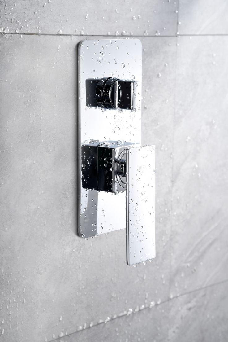 Conjunto ducha monomando empotrado Pisa Imex - Gris Gris-3