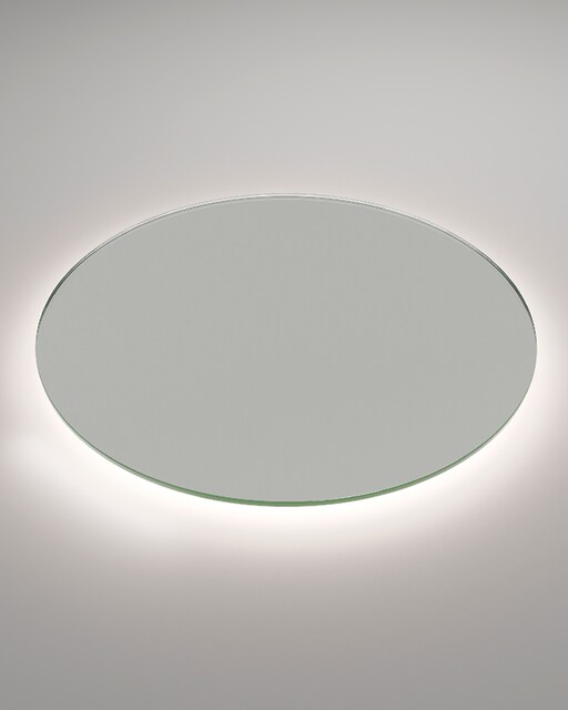 Imagen 0 de Espejo de baño redondo de luz cálida Oporto C Ledimex