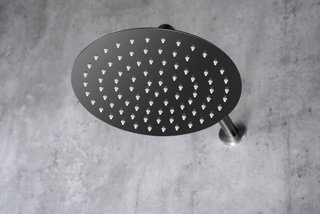 Imagen 4 de Conjunto ducha monomando empotrado Assen Imex - Negro mate Negro mate