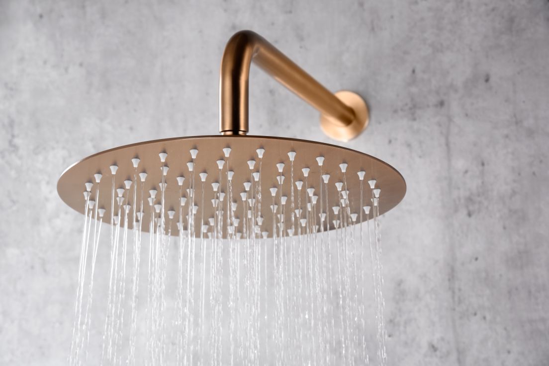 Imagen 4 de Conjunto ducha monomando empotrado Assen Imex - Oro Rosa Mate Oro Rosa Mate