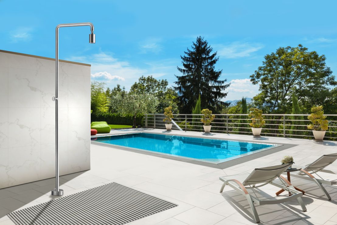 Imagen 2 de Grifería de piscina Pool acero s.316 - Acero mate Acero mate