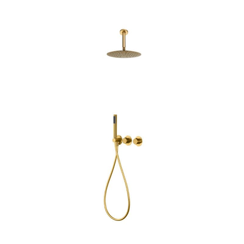 Imagen 1 de Conjunto ducha monomando empotrado Breda Imex - Oro Oro