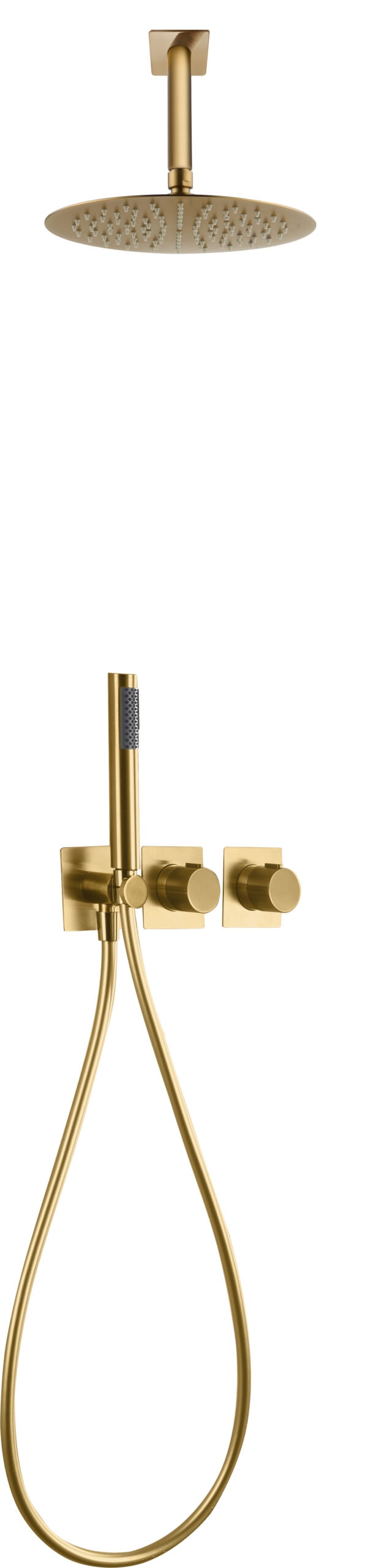 Imagen 1 de Conjunto ducha termostatico empotrado Nepal Imex - Oro Oro