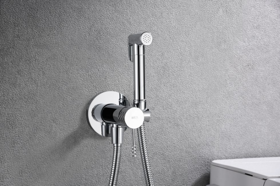 Imagen 3 de Grifo empotrado de bidé Génova Imex - Gris Gris