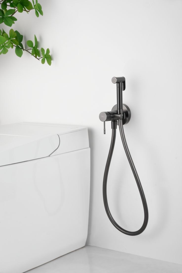 Imagen 2 de Grifo empotrado de bidé Génova Imex - Negro Negro