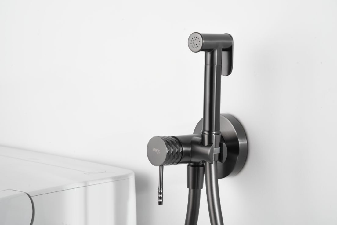 Imagen 3 de Grifo empotrado de bidé Génova Imex - Negro Negro