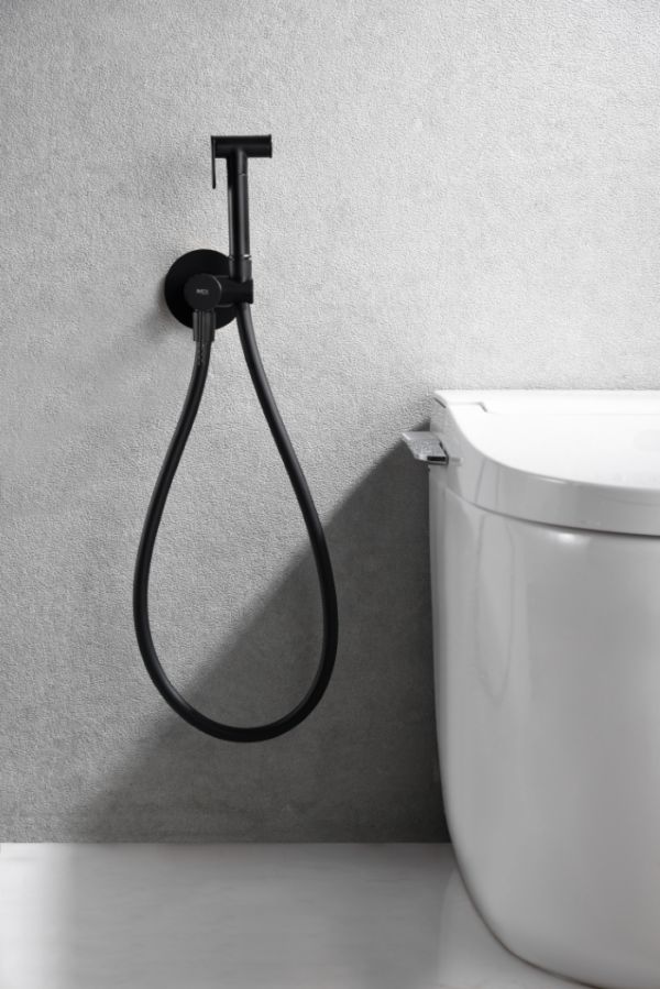 Imagen 2 de Grifo empotrado de bidé Génova Imex - Negro mate Negro mate