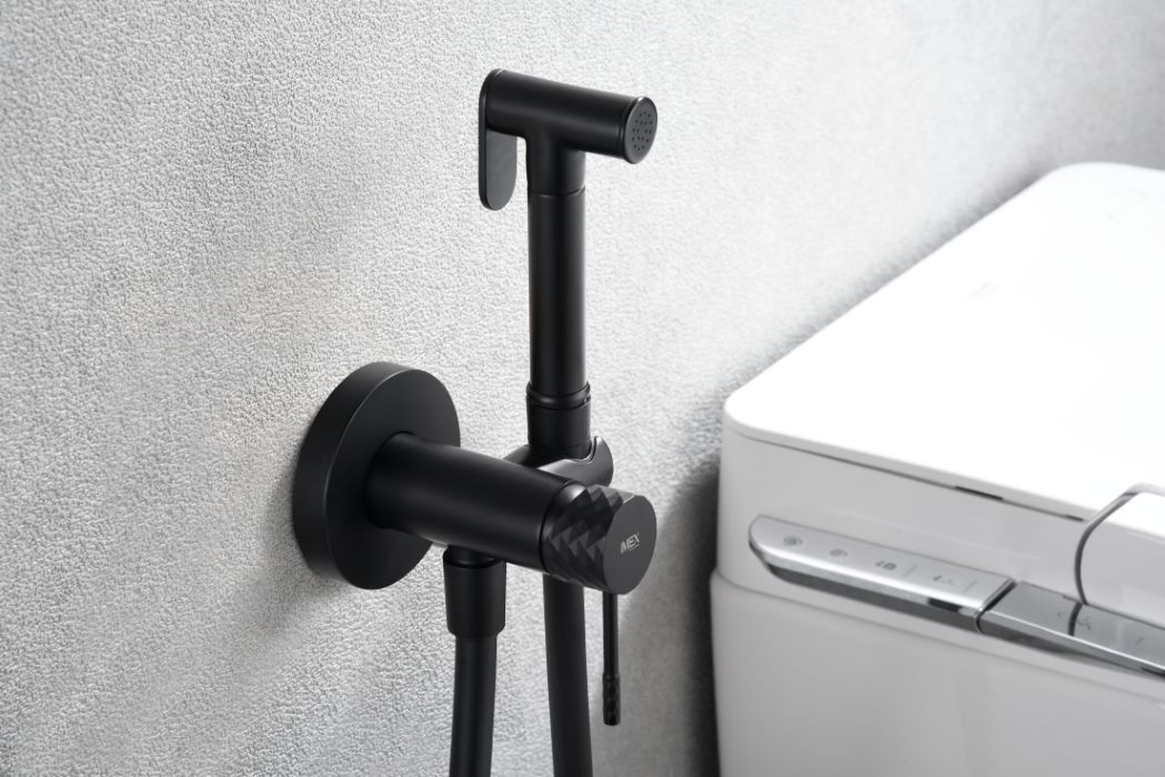 Imagen 3 de Grifo empotrado de bidé Génova Imex - Negro mate Negro mate