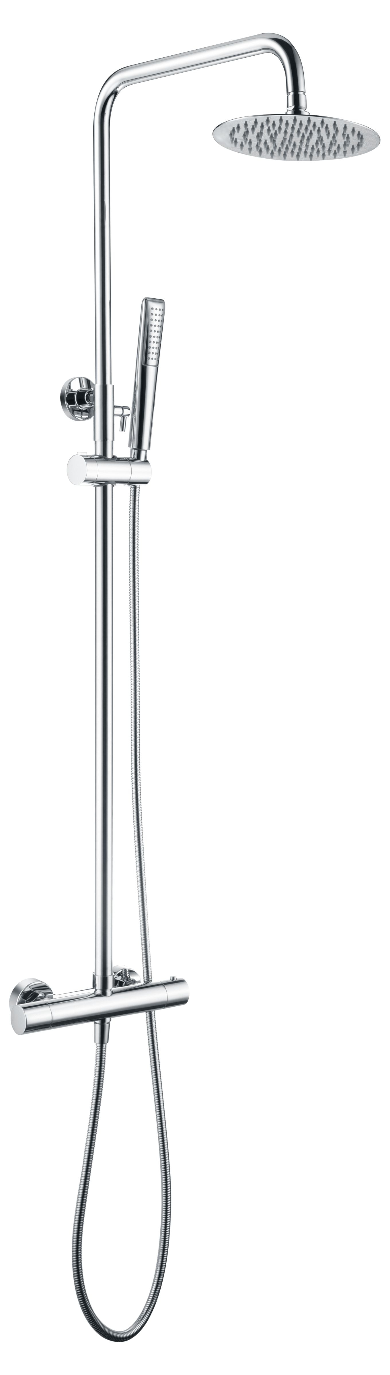 Conjunto ducha termostático Nápoles Imex - Gris Gris-1
