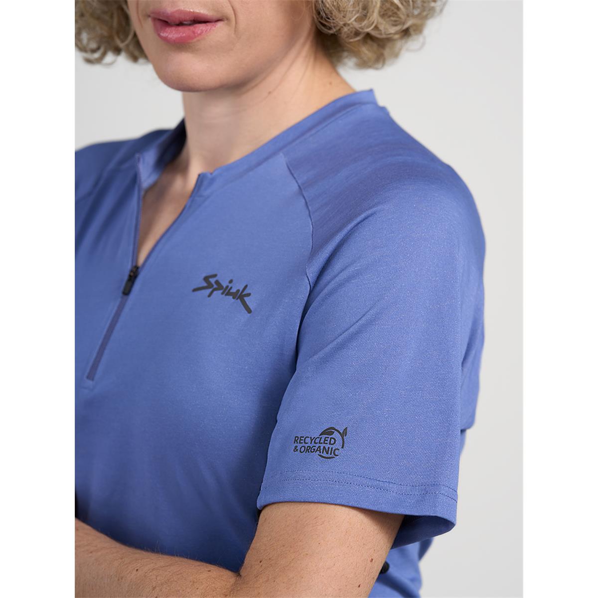 Camiseta de ciclismo unisex All Terrain Gravel Spiuk - Azul Azul-2