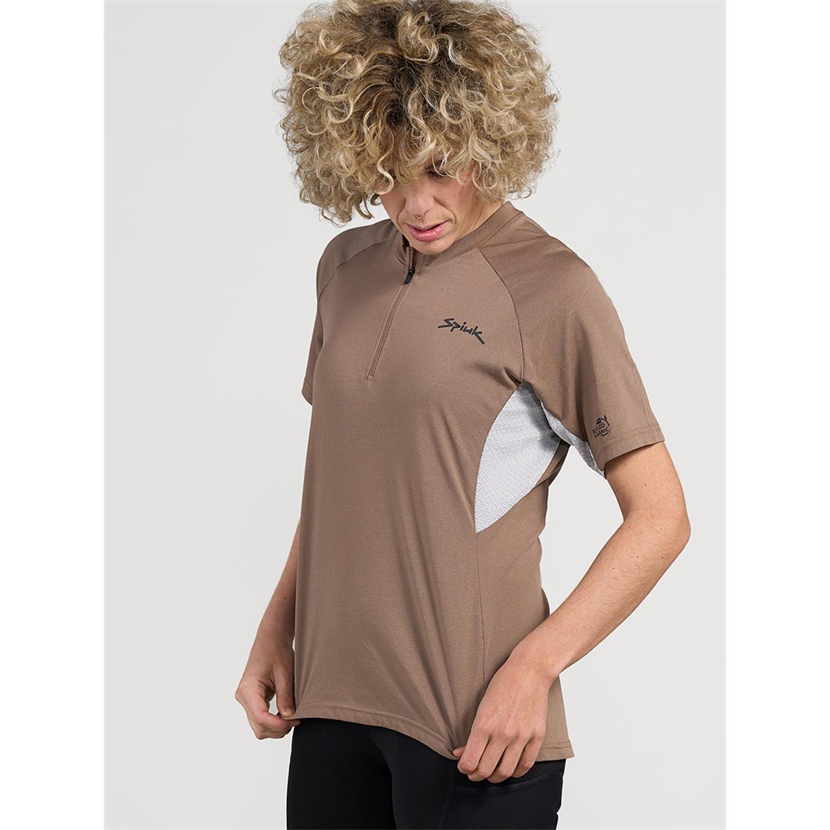 Camiseta de ciclismo unisex All Terrain Gravel Spiuk - Marrón Marrón-2