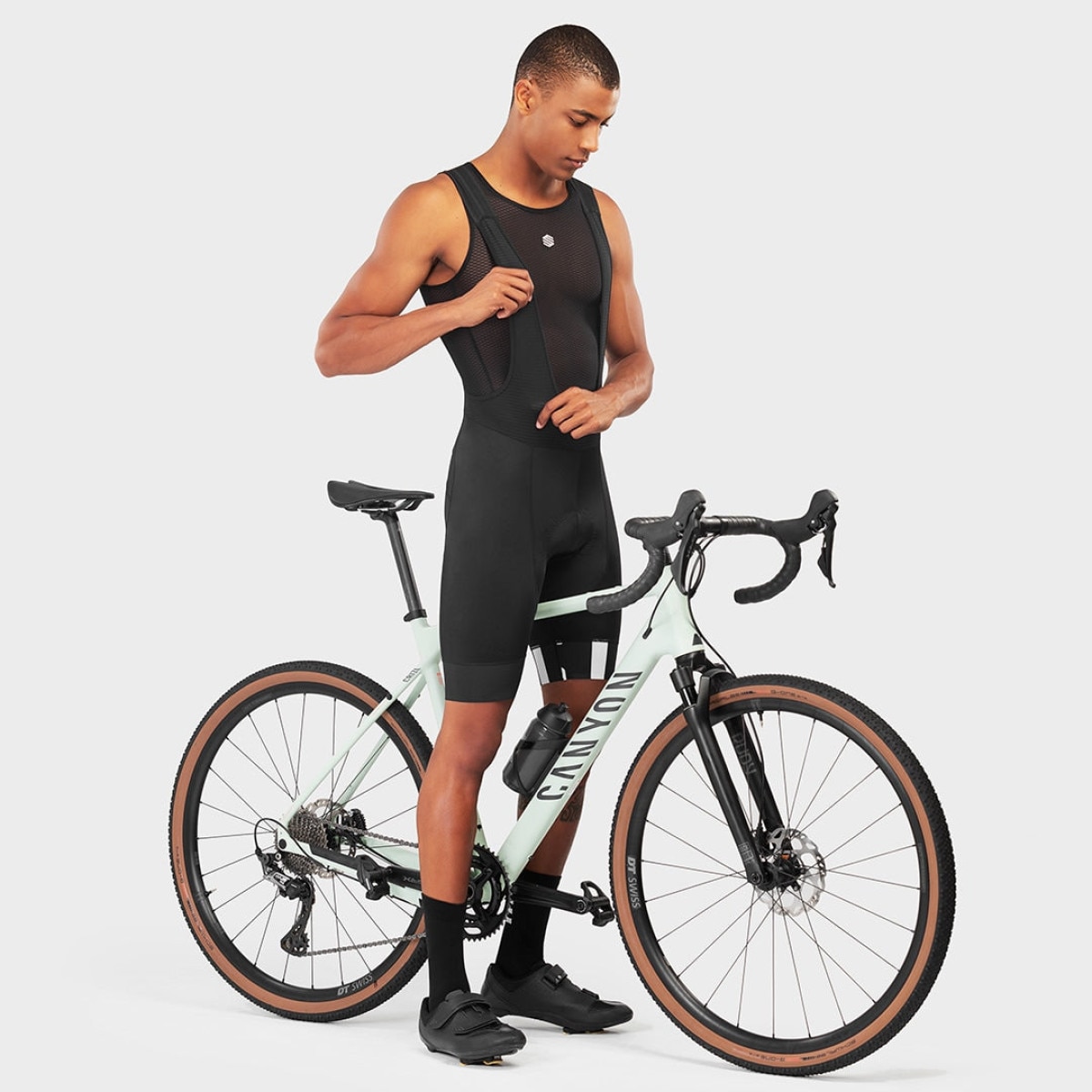 Culote corto ciclismo de hombre Aspen Siroko - Negro Negro-4