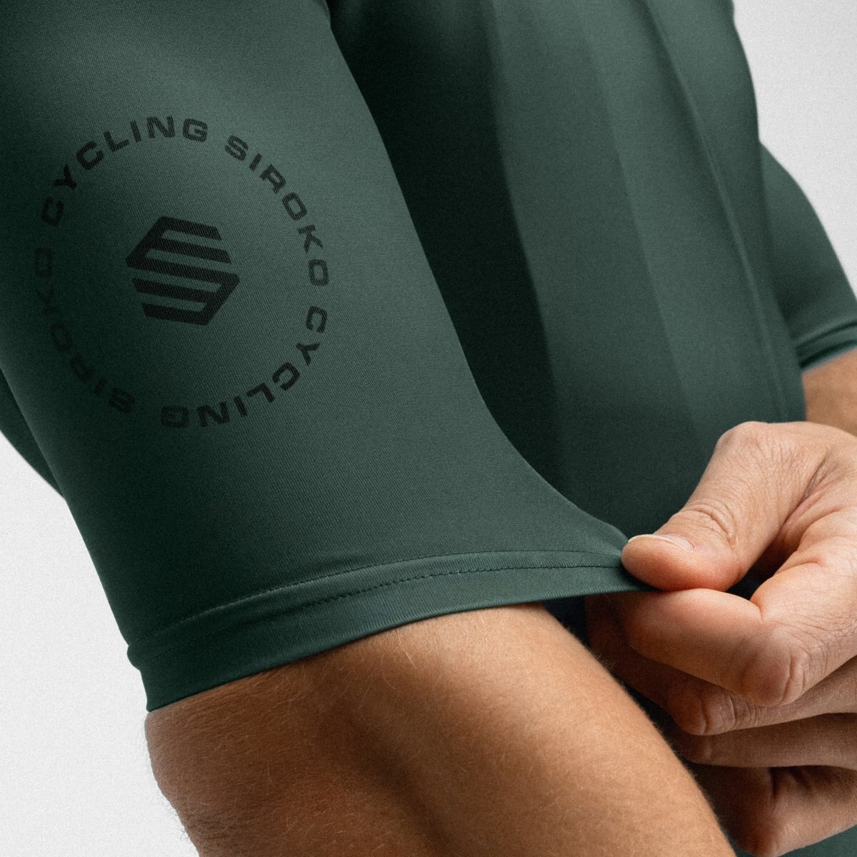 Maillot de manga corta hombre M2 Siroko - Verde oscuro Verde oscuro-4